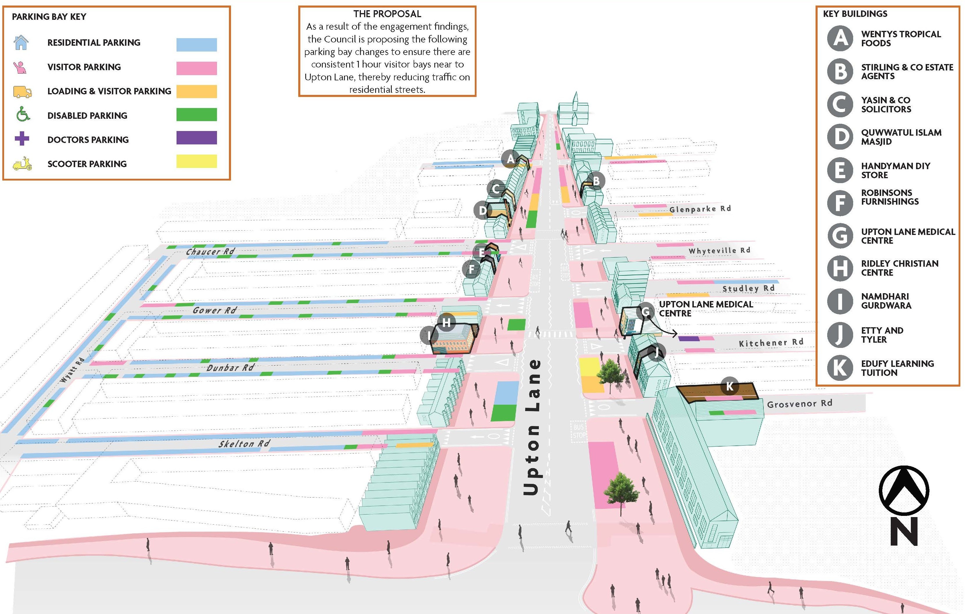 Project: Upton Lane Public Realm Scheme