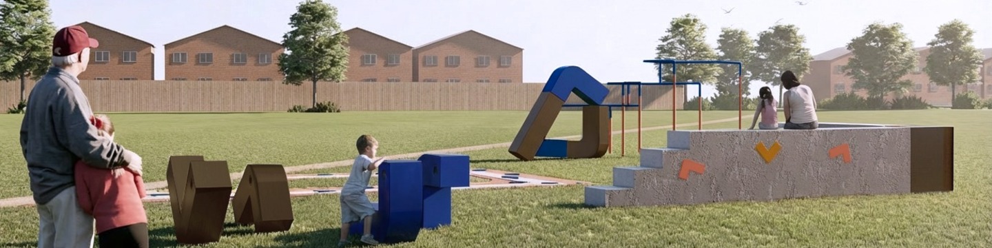 Installation of Alphabet by Albert Potrony Commissioned by The Line
