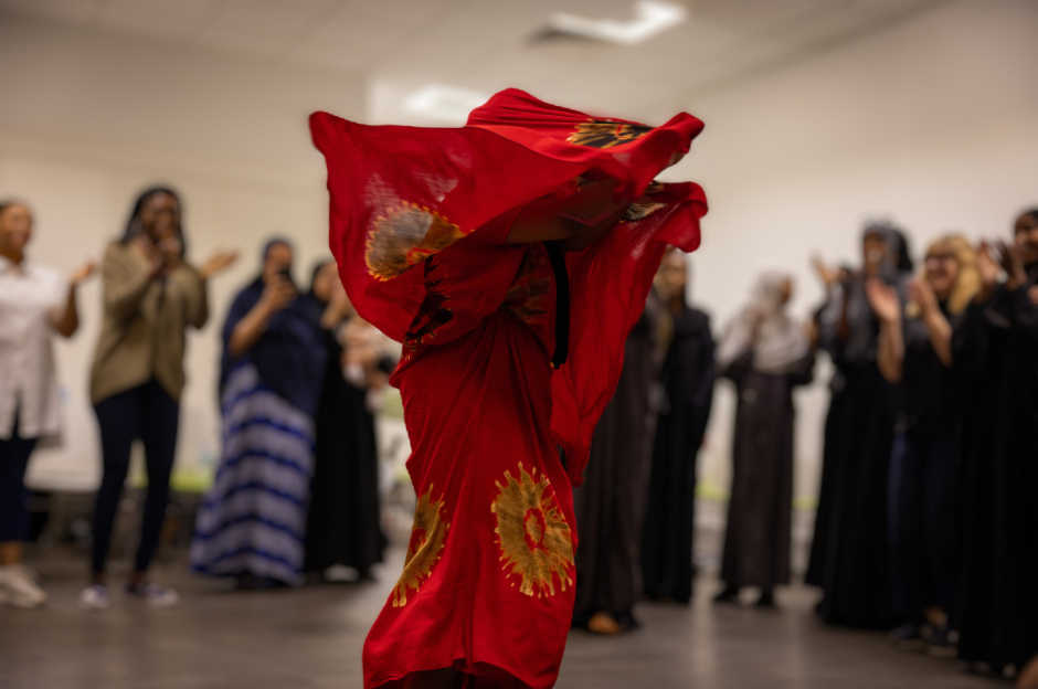 Woman dancing