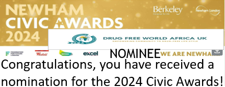 DRUG FREE WORLD AFRICA UK A NEWHAM CIVIC AWARD 2024 NOMINEE