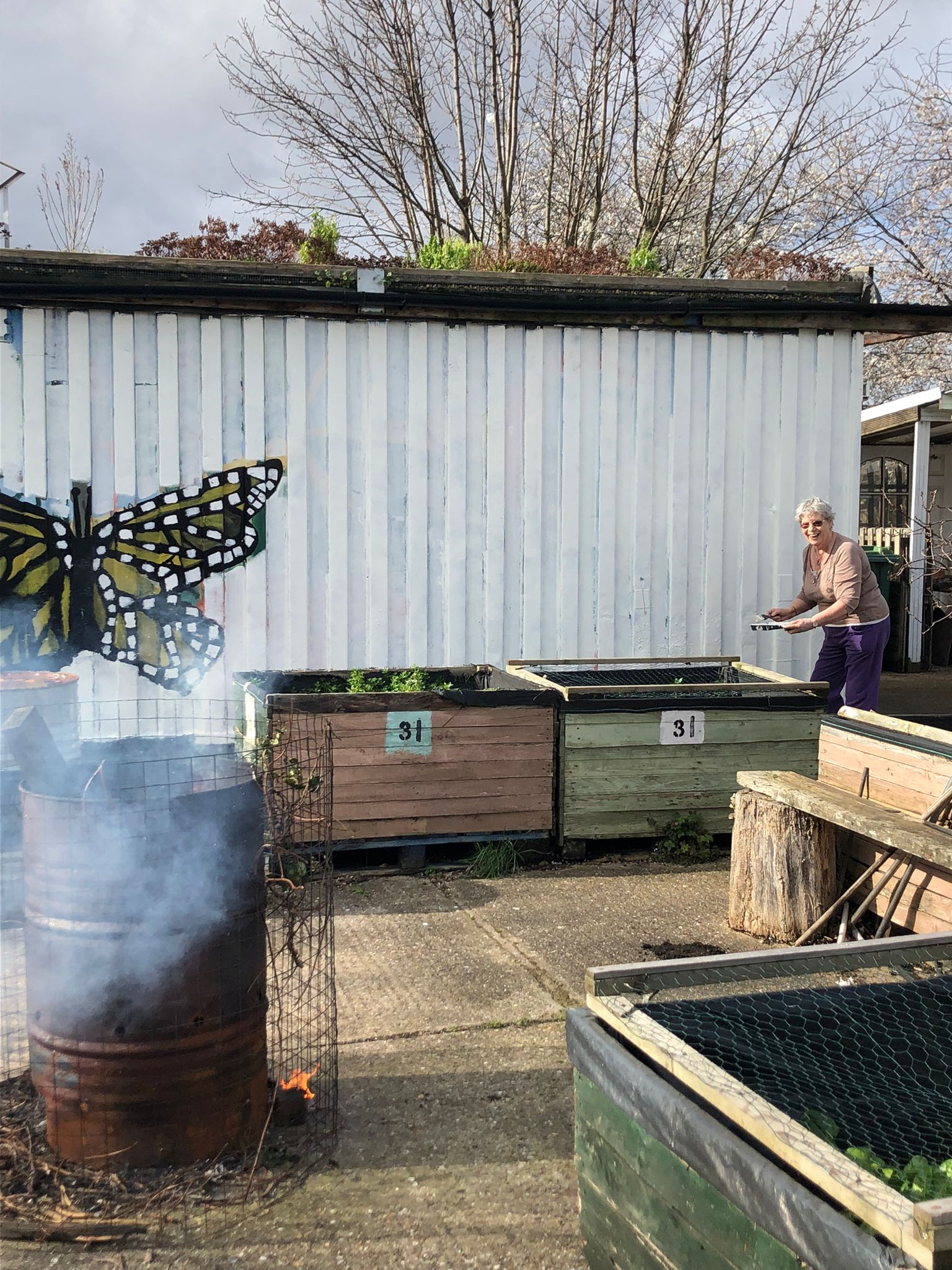 Renovation of raised beds