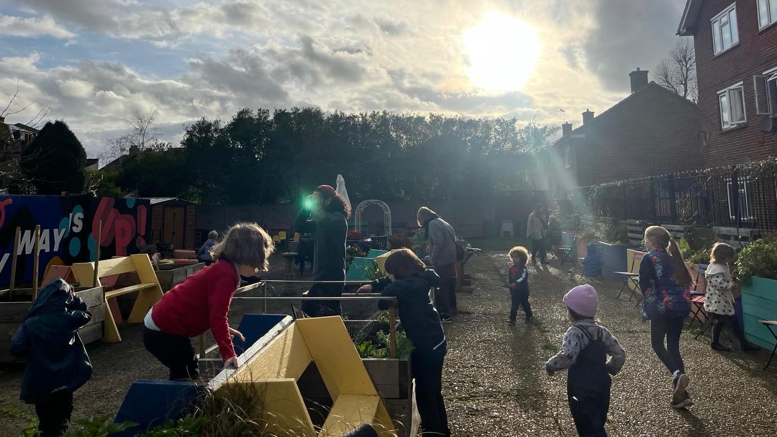 the sessions allow time for free exploration