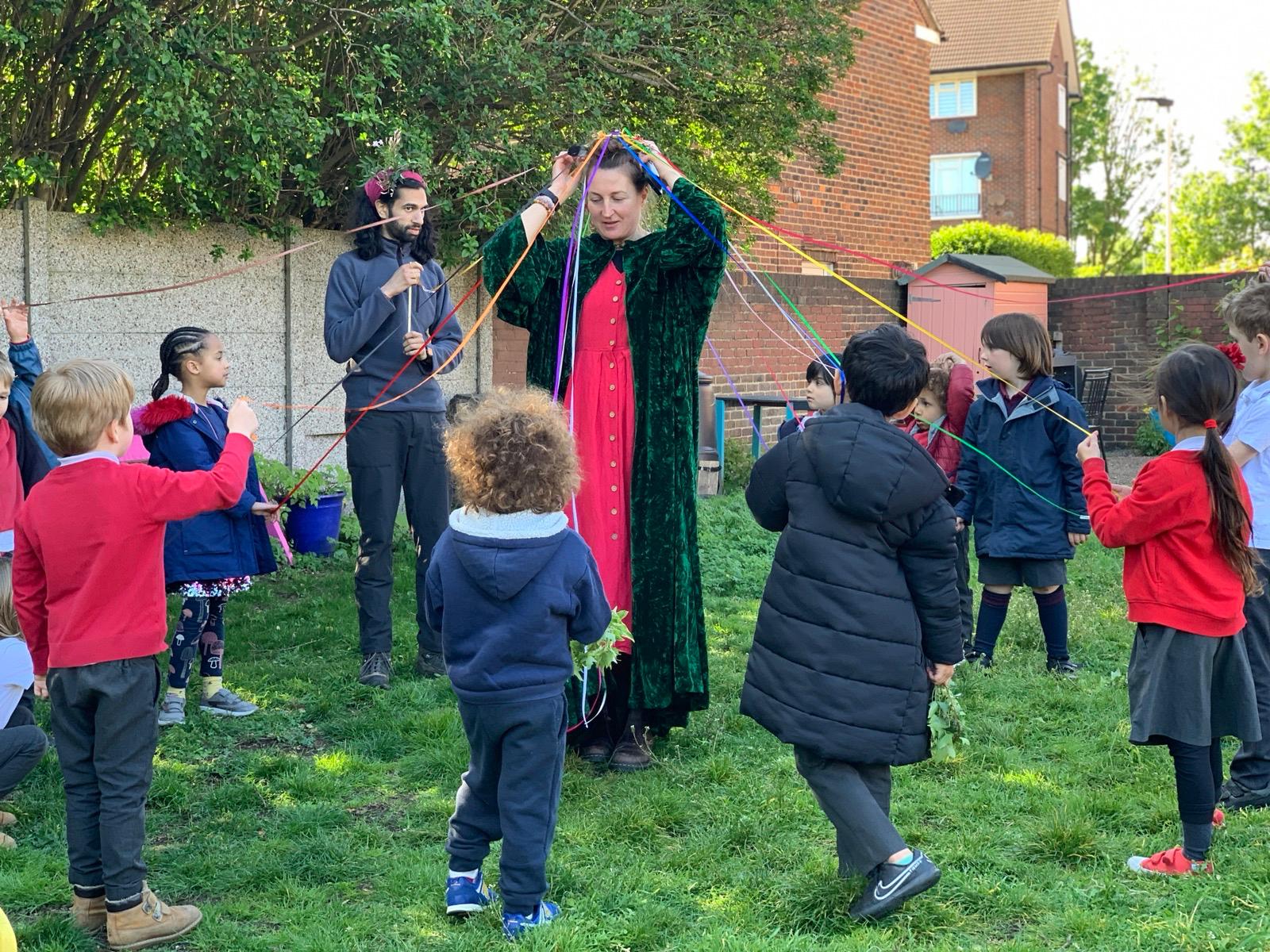 we learned about Beltane and the maypole tradition